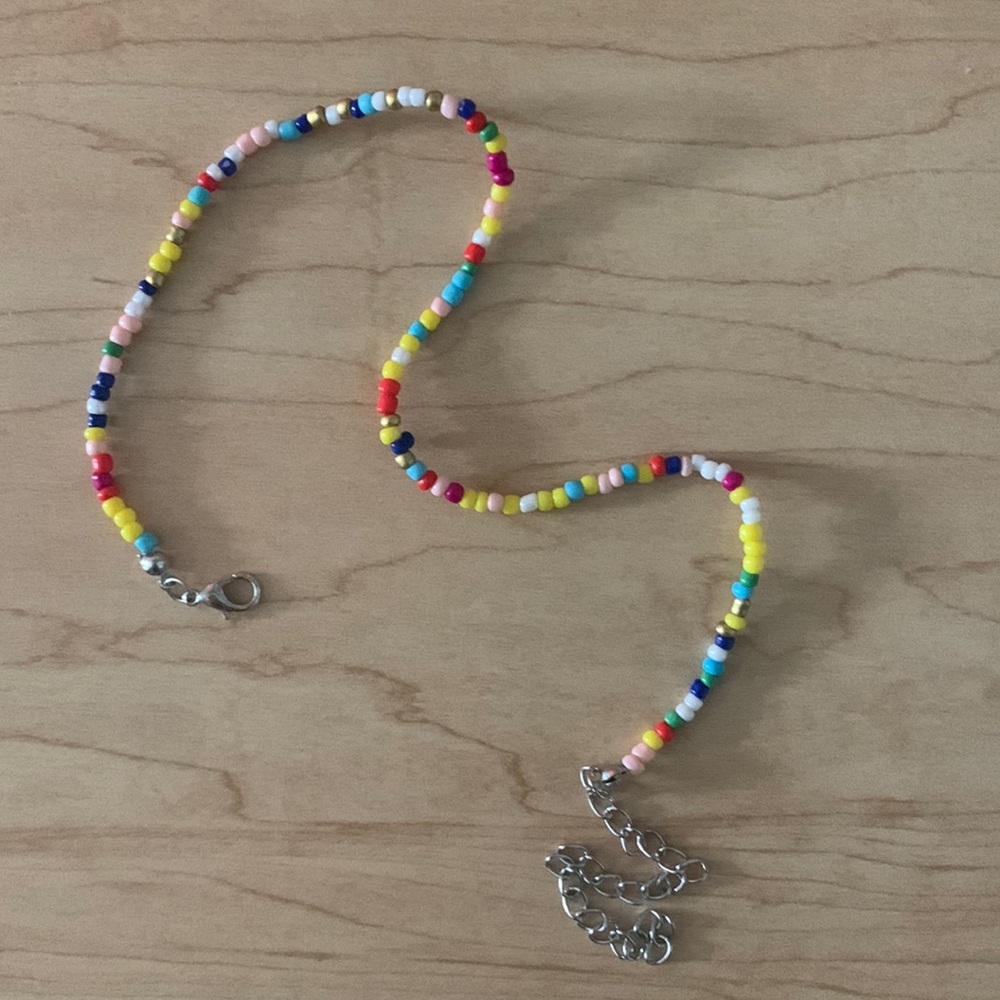 rainbow bested necklace